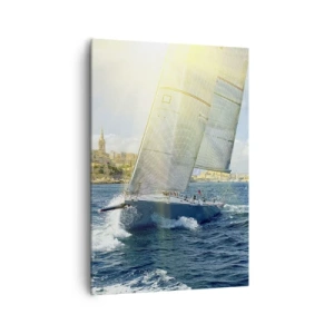 Quadro em tela - É hora de deixar a cidade - 70x100 cm