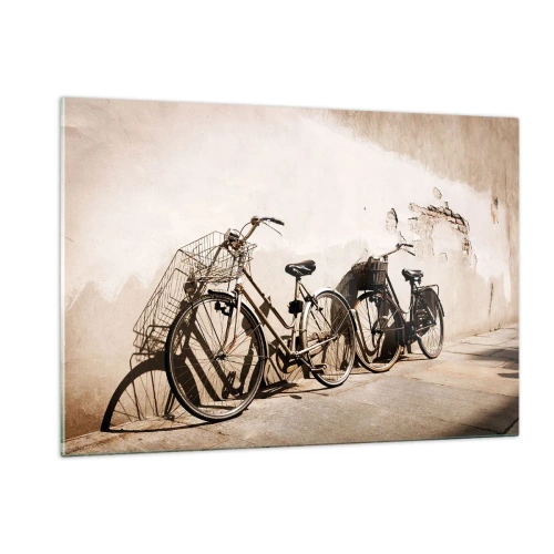 Quadro em vidro - Encanto inesquecível do passado - 120x80 cm