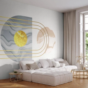 Papel de Parede Standard Eco - Brilho e claridade - Abstração, Pedaço, Gráficos - 200x140 cm