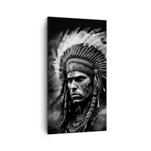 Quadro em tela - Um líder e um guerreiro - 45x80 cm