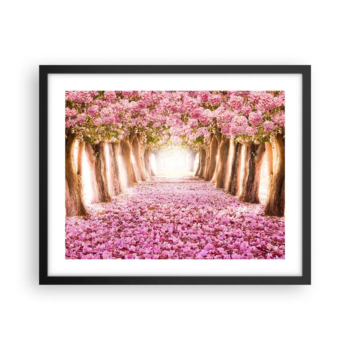 Pôster com moldura preta - O Caminho para o Paraíso - 50x40 cm