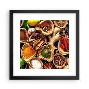 Pôster com moldura preta - Leve o que quiser - 30x30 cm