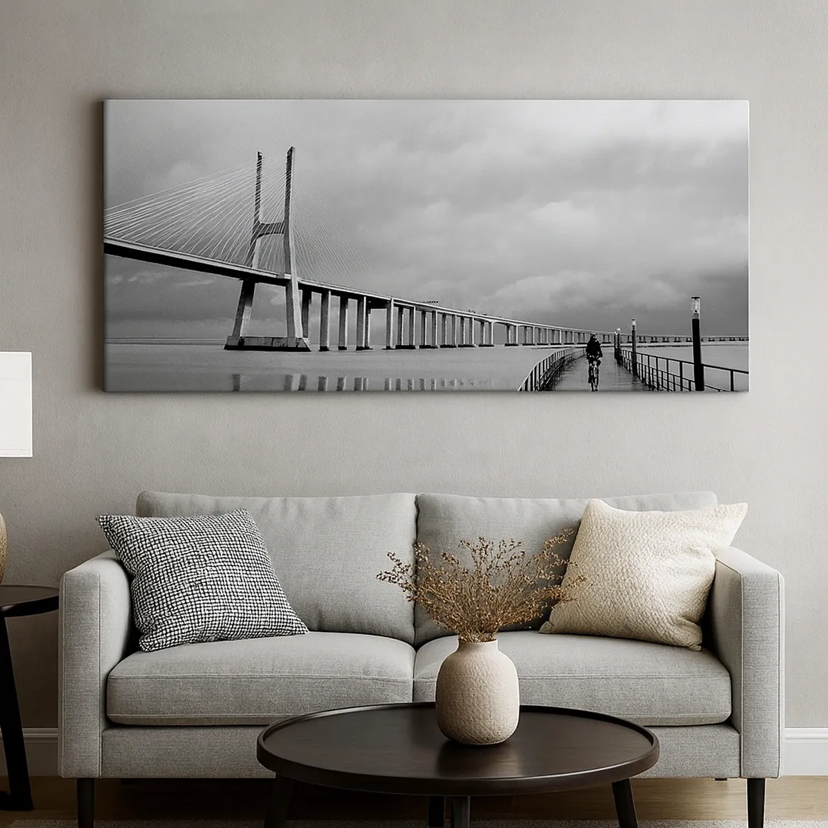 Quadro em tela - Cada um com o que merece - 30x30 cm