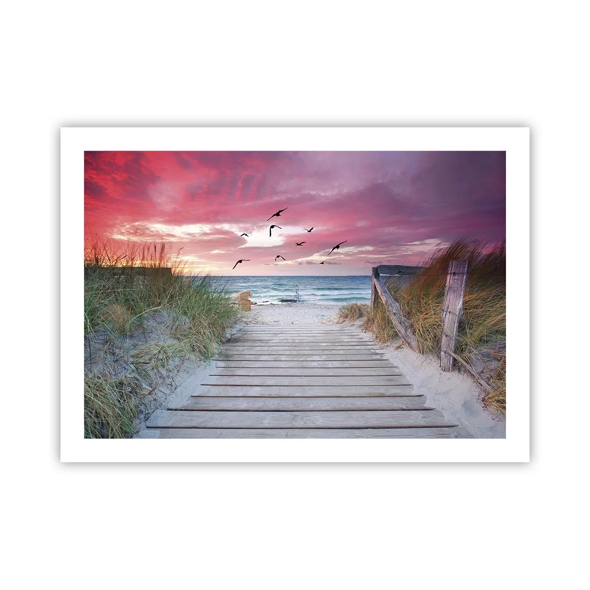 Pôster - Impressão do Báltico - 70x50 cm