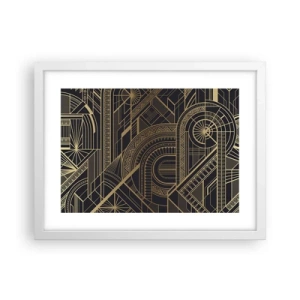 Pôster em moldura branca - Conceitos, ideias, planos - 40x30 cm