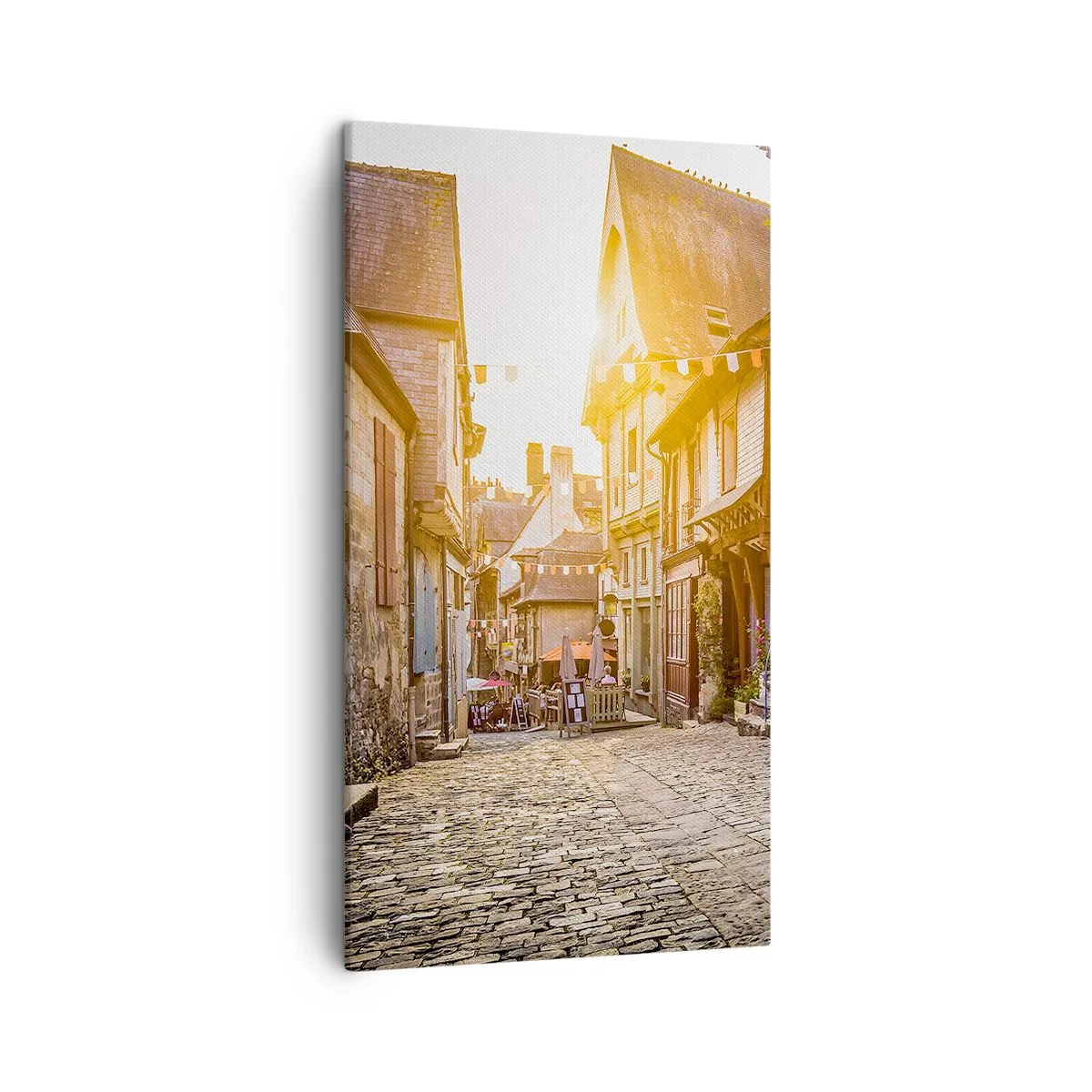 Quadro em tela - O espírito branco da cidade - 45x80 cm