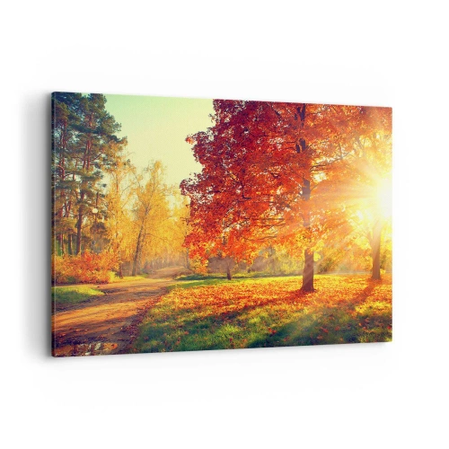 Quadro em tela - O vermelho é lindo - 120x80 cm