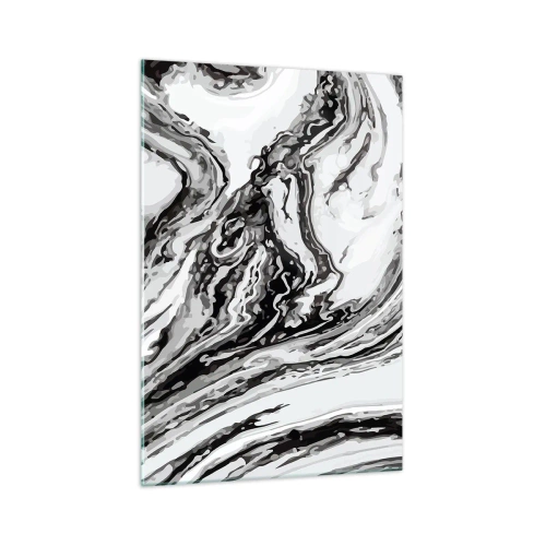 Quadro em vidro - No princípio, era o caos - 70x100 cm