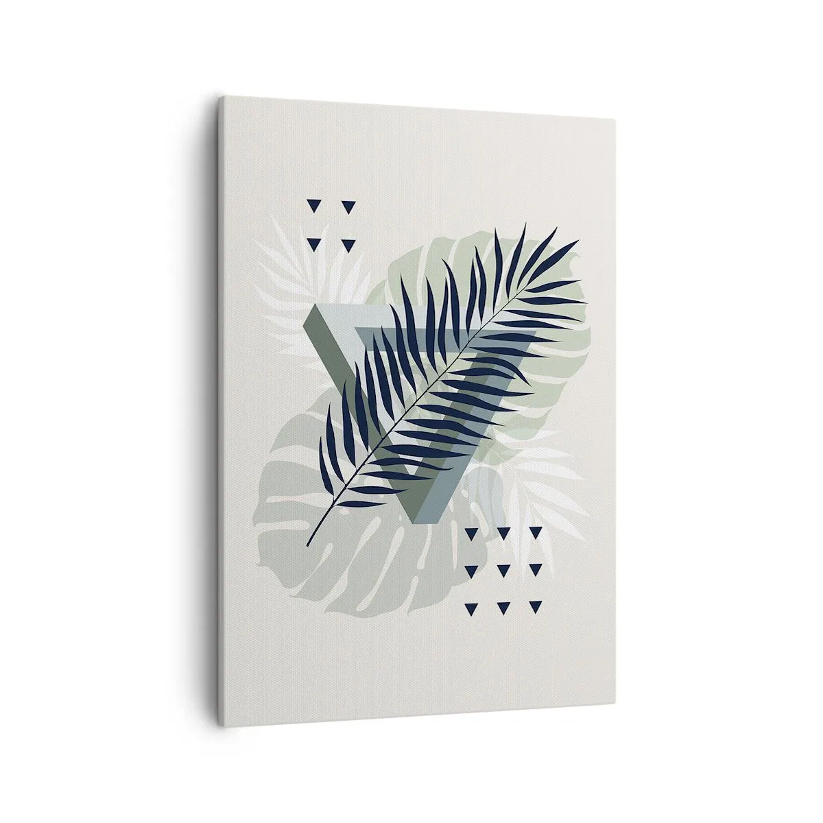 Quadro em tela - Natureza e geometria – duas ordens? - 50x70 cm