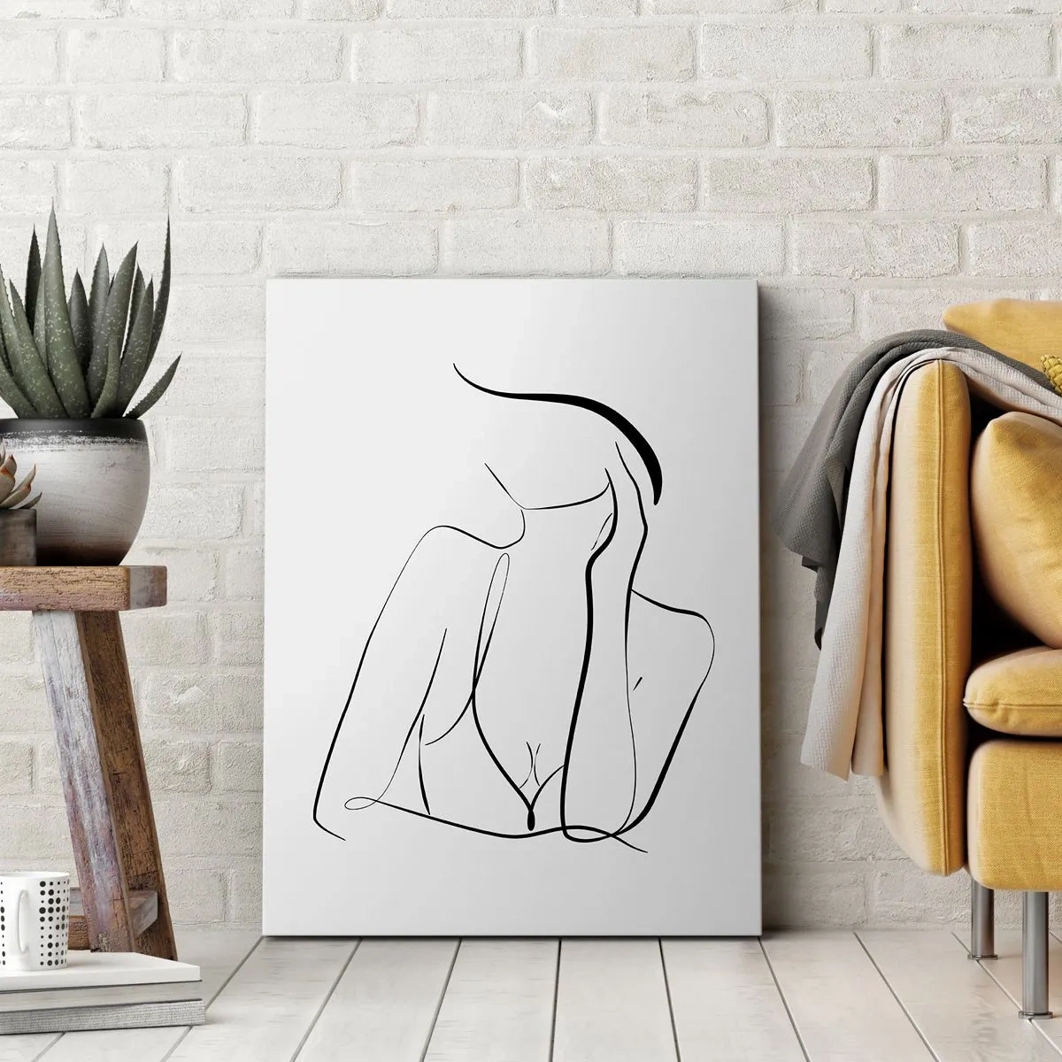 Quadro em tela - Na onda dos sonhos - 55x100 cm