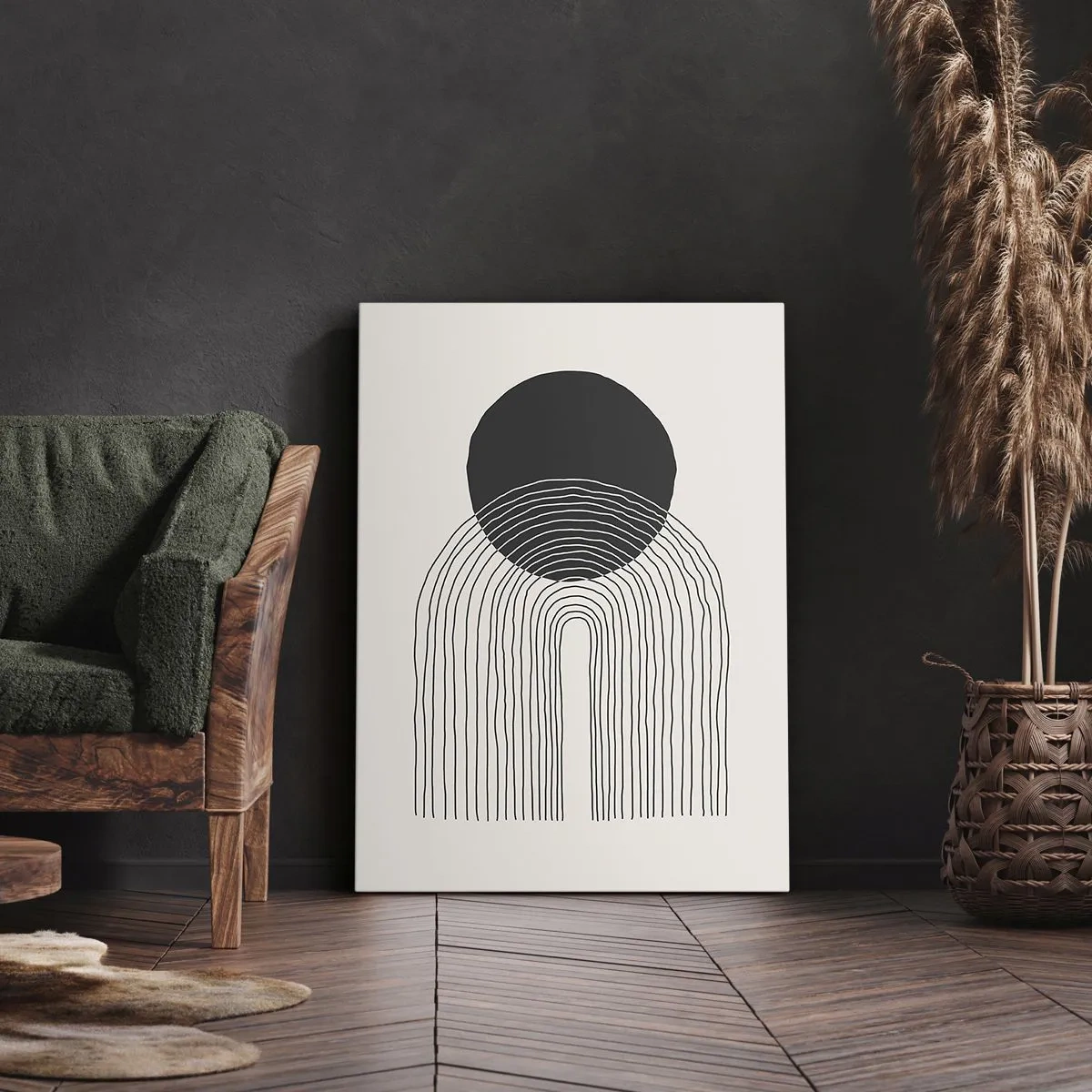 Quadro em tela - Tremores e confiança - 50x70 cm