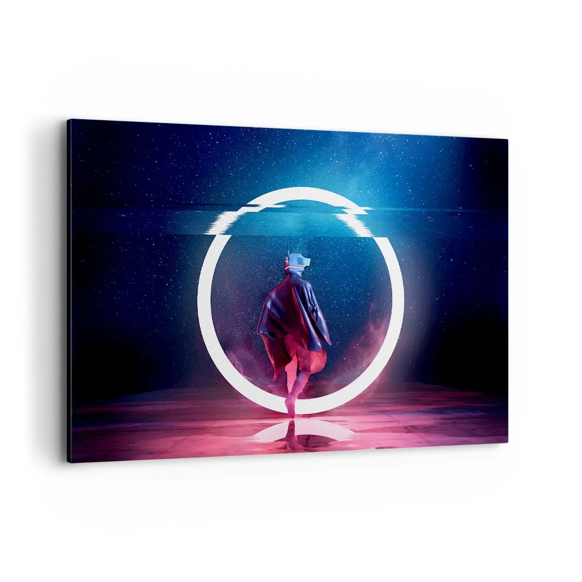 Quadro em tela - Entre Mundos - 120x80 cm