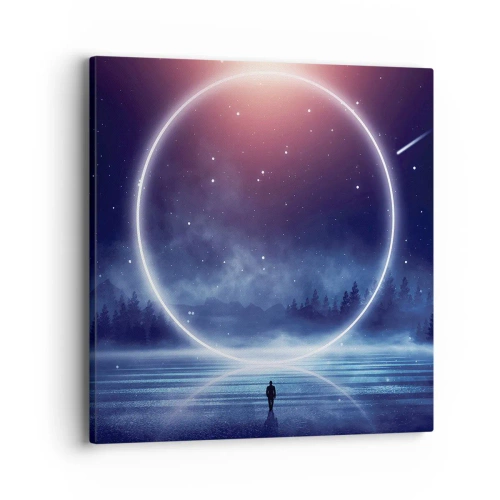 Quadro em tela - Eles já estão aqui... - 40x40 cm