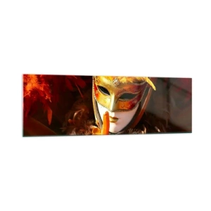 Quadro em vidro - O mistério faz parte do jogo - 160x50 cm
