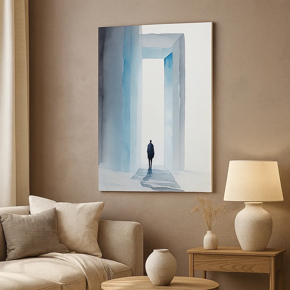 Quadro em tela - Viva sem limites - 50x70 cm