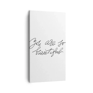 Quadro em tela - De verdade, acredite... - 45x80 cm