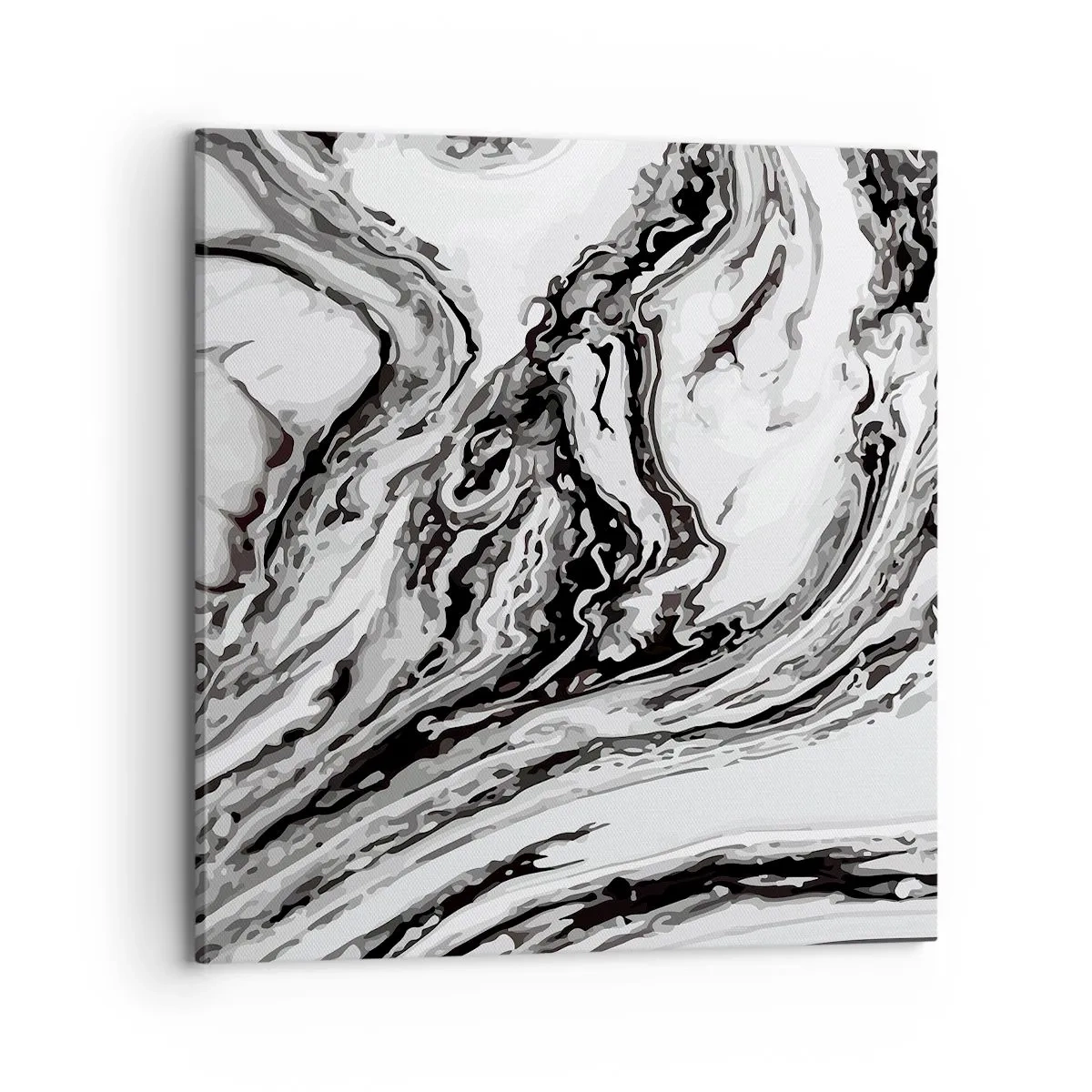 Quadro em tela - No princípio, era o caos - 70x70 cm