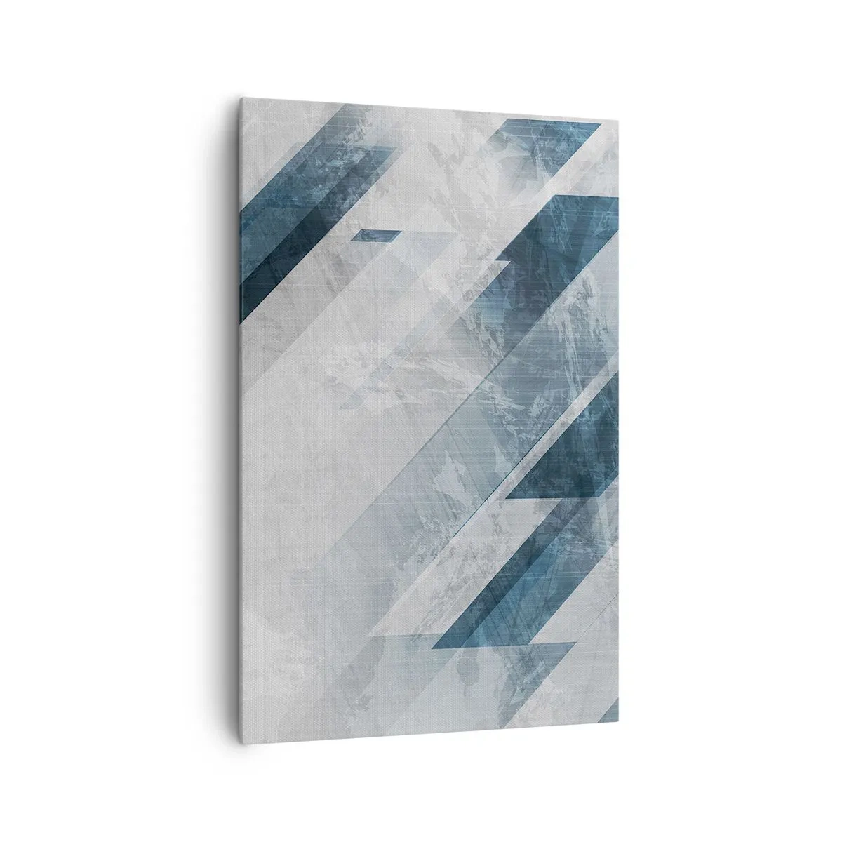 Quadro em tela - Arte espacial – movimento cinzento - 80x120 cm