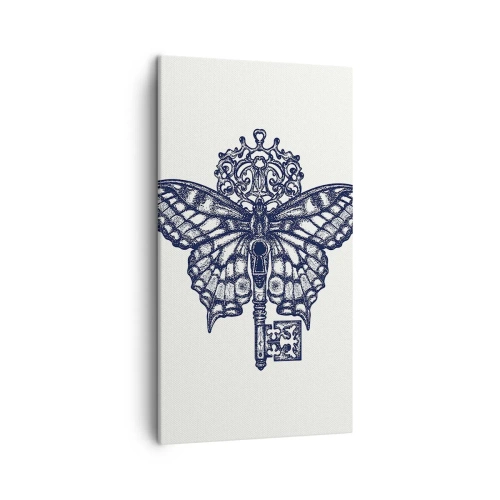 Quadro em tela - Todos os mistérios do coração - 45x80 cm