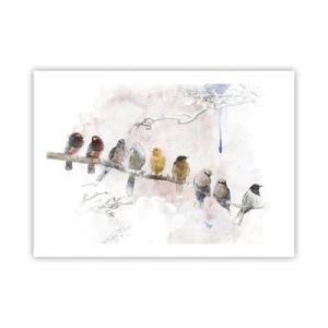 Pôster - Reunião alada - 70x50 cm