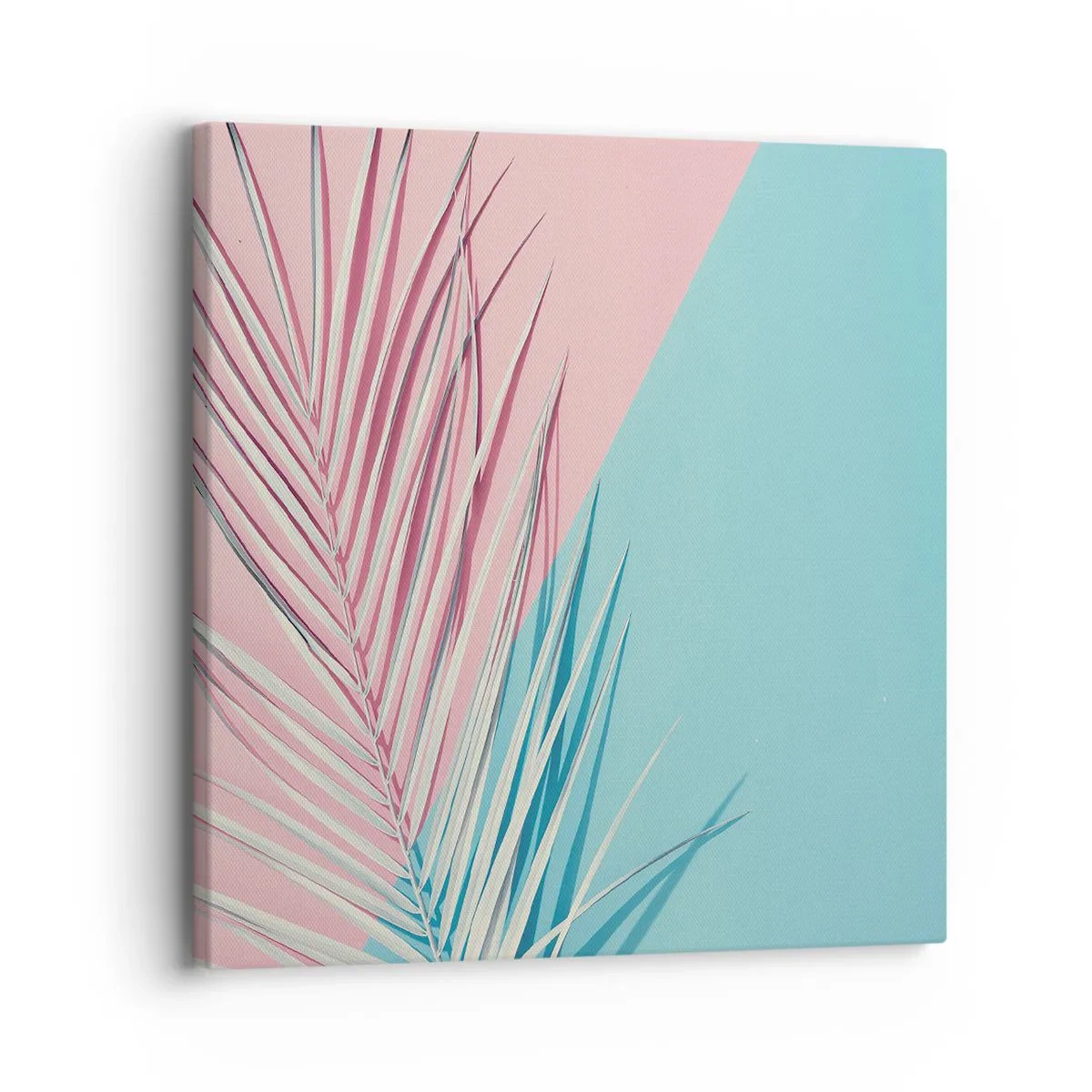 Quadro em tela - Impressão tropical - 30x30 cm