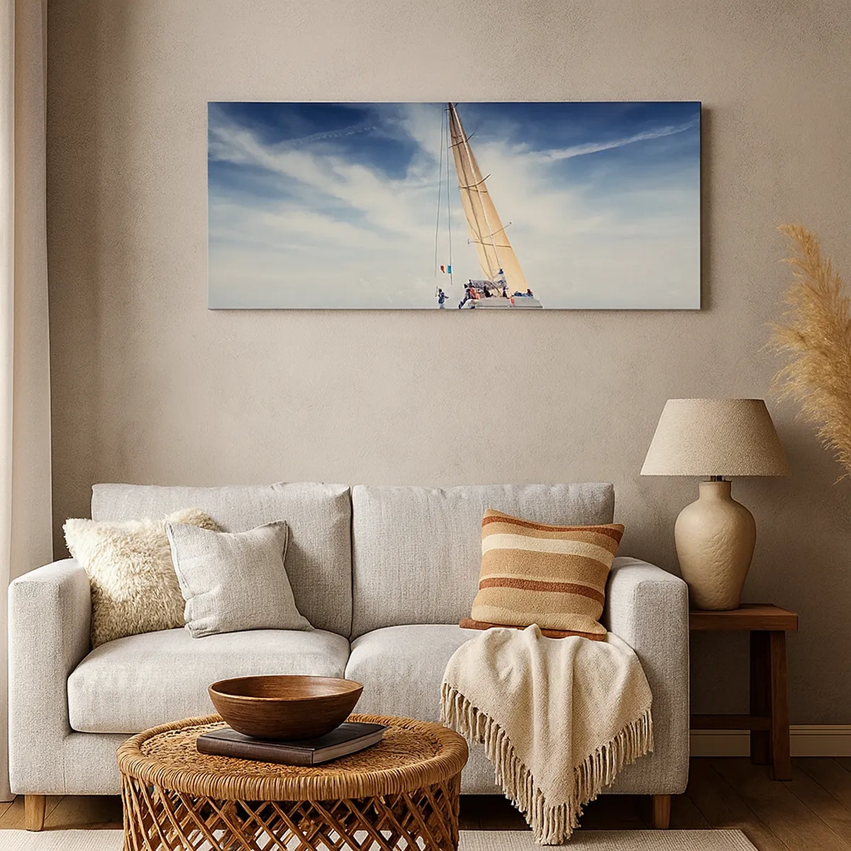 Quadro em tela - Não nos alcançarão! - 30x30 cm