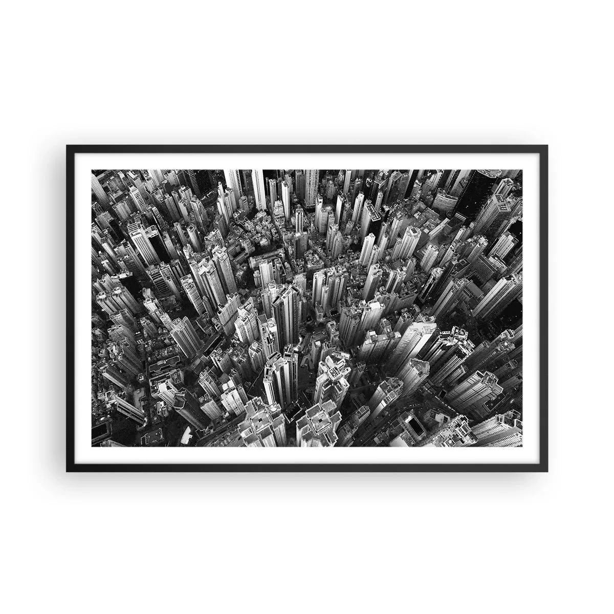 Pôster com moldura preta - Ainda mais alto e mais alto - 91x61 cm