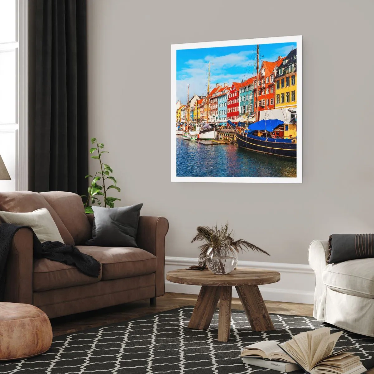 Pôster - Orla alegre  - 30x30 cm