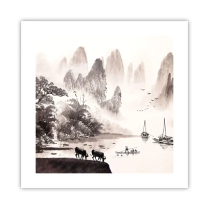 Pôster - O cotidiano exótico do Oriente - 40x40 cm