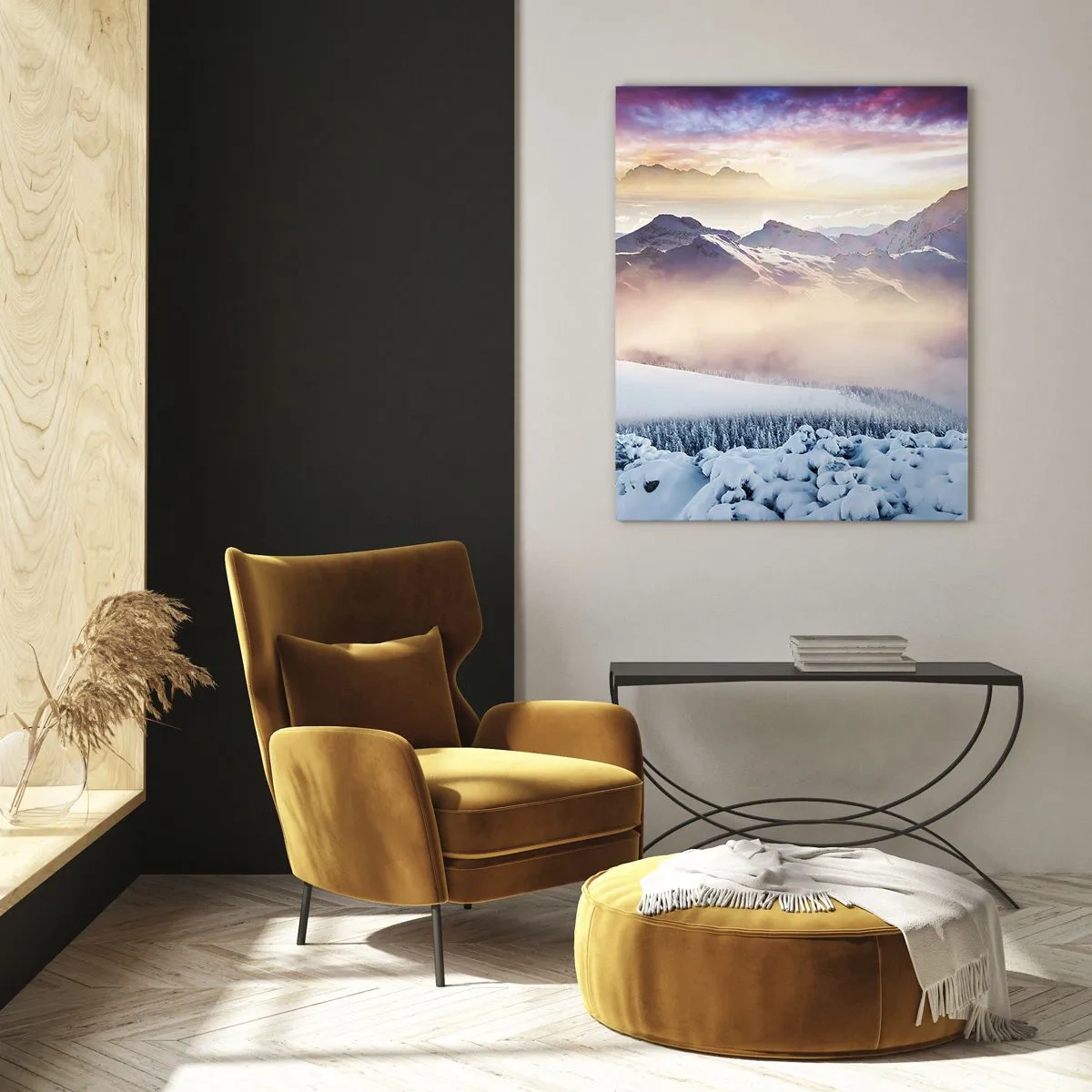Quadro em vidro - O poder e a pureza da natureza - 50x70 cm