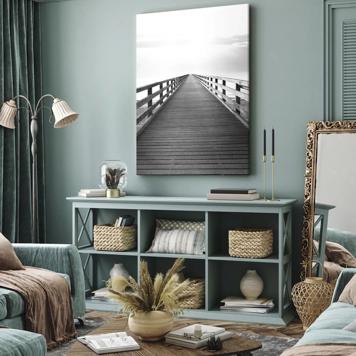 Quadro em tela - Para longe... - 70x100 cm