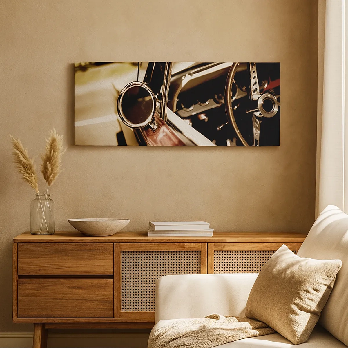 Quadro em tela - Um carro com alma - 30x30 cm