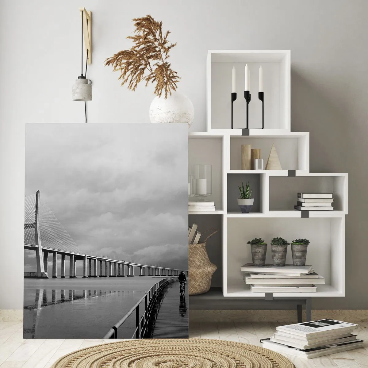 Quadro em vidro - Cada um com o que merece - 50x70 cm