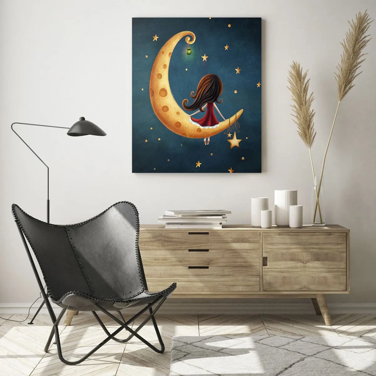 Quadro em vidro - Uma vez... - 50x70 cm