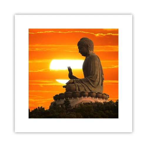 Pôster - Sem medo do mundo - 30x30 cm