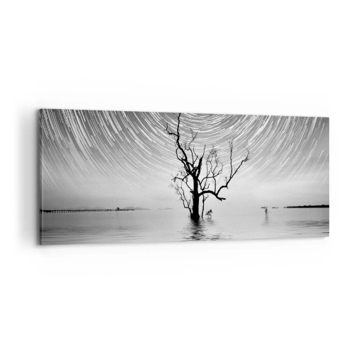 Quadro em tela - Sinfonia da natureza - 100x40 cm