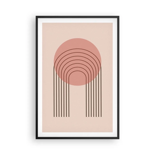 Pôster com moldura preta - Atração irresistível - 61x91 cm