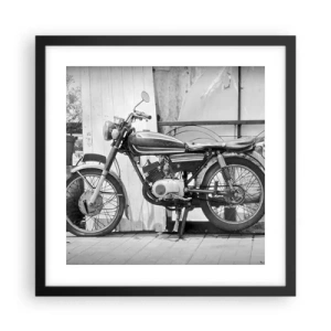 Pôster com moldura preta - O clássico acima de tudo - 40x40 cm