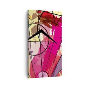 Quadro em tela - Explosão - 55x100 cm