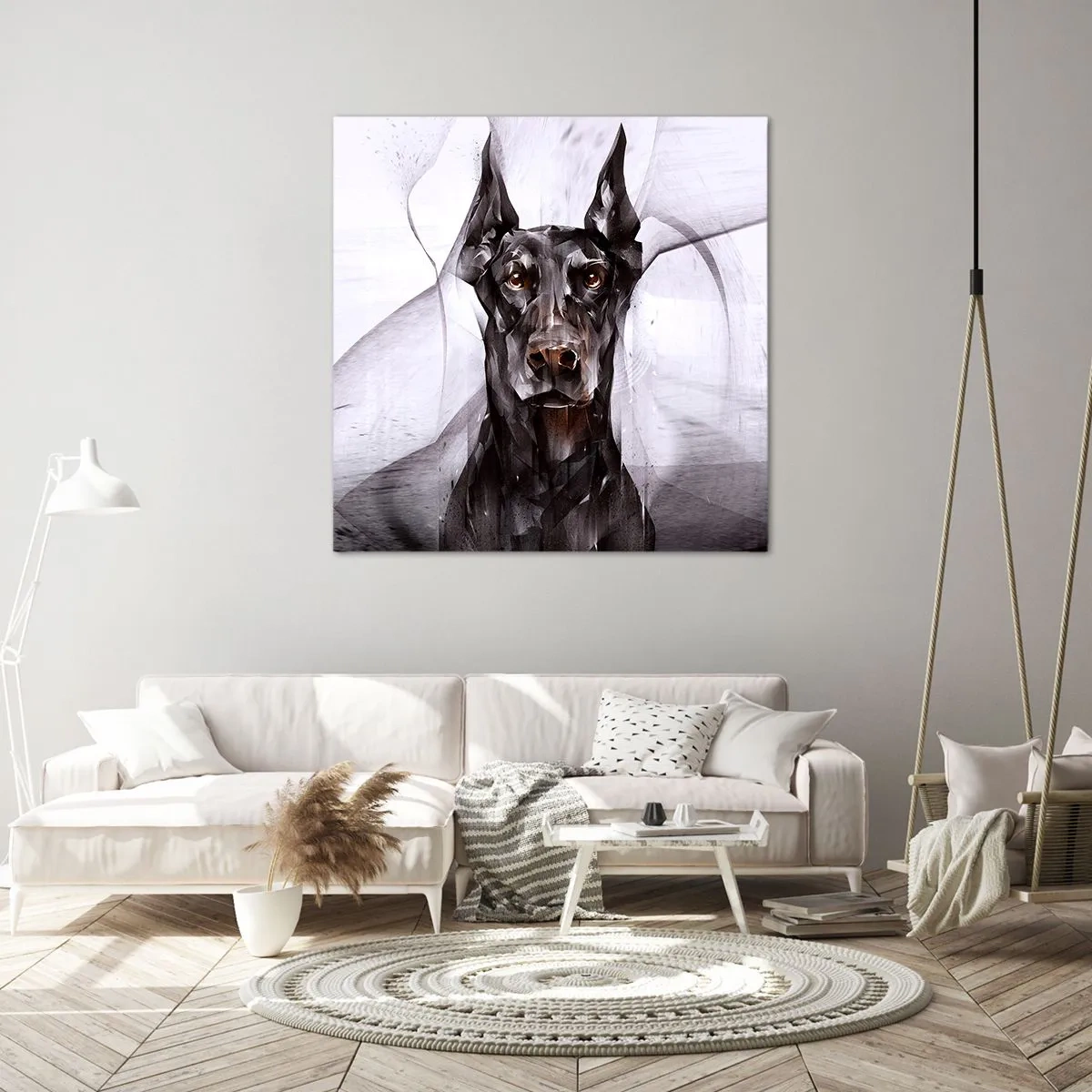 Quadro em tela - Nascido na nobreza - 40x40 cm