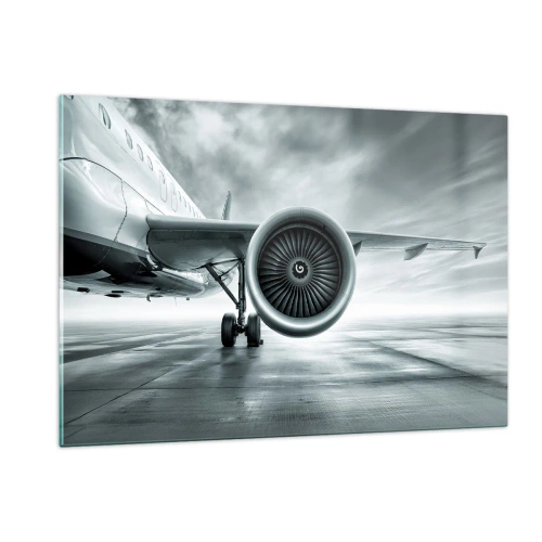 Quadro em vidro - Há poder! - 120x80 cm