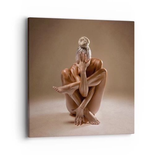 Quadro em tela - Unidade de corpo e alma - 40x40 cm