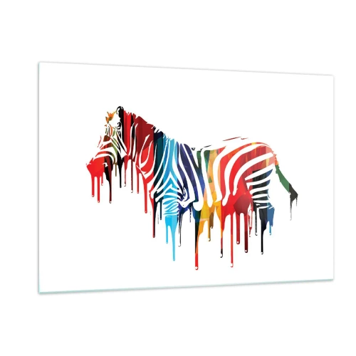 Quadro em vidro - Não somente preto e branco - 120x80 cm