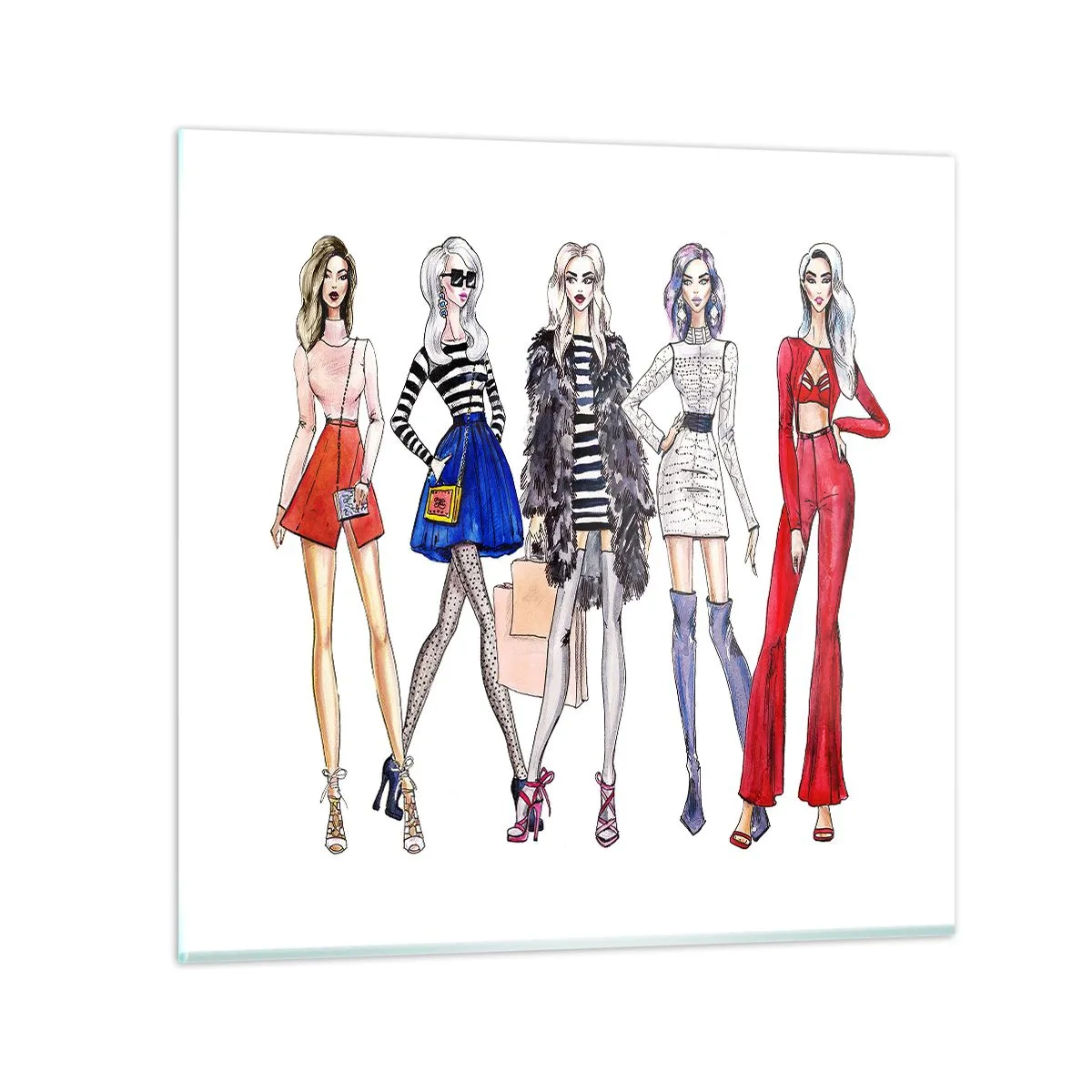 Quadro em vidro - Every week Fashion Week - 40x40 cm