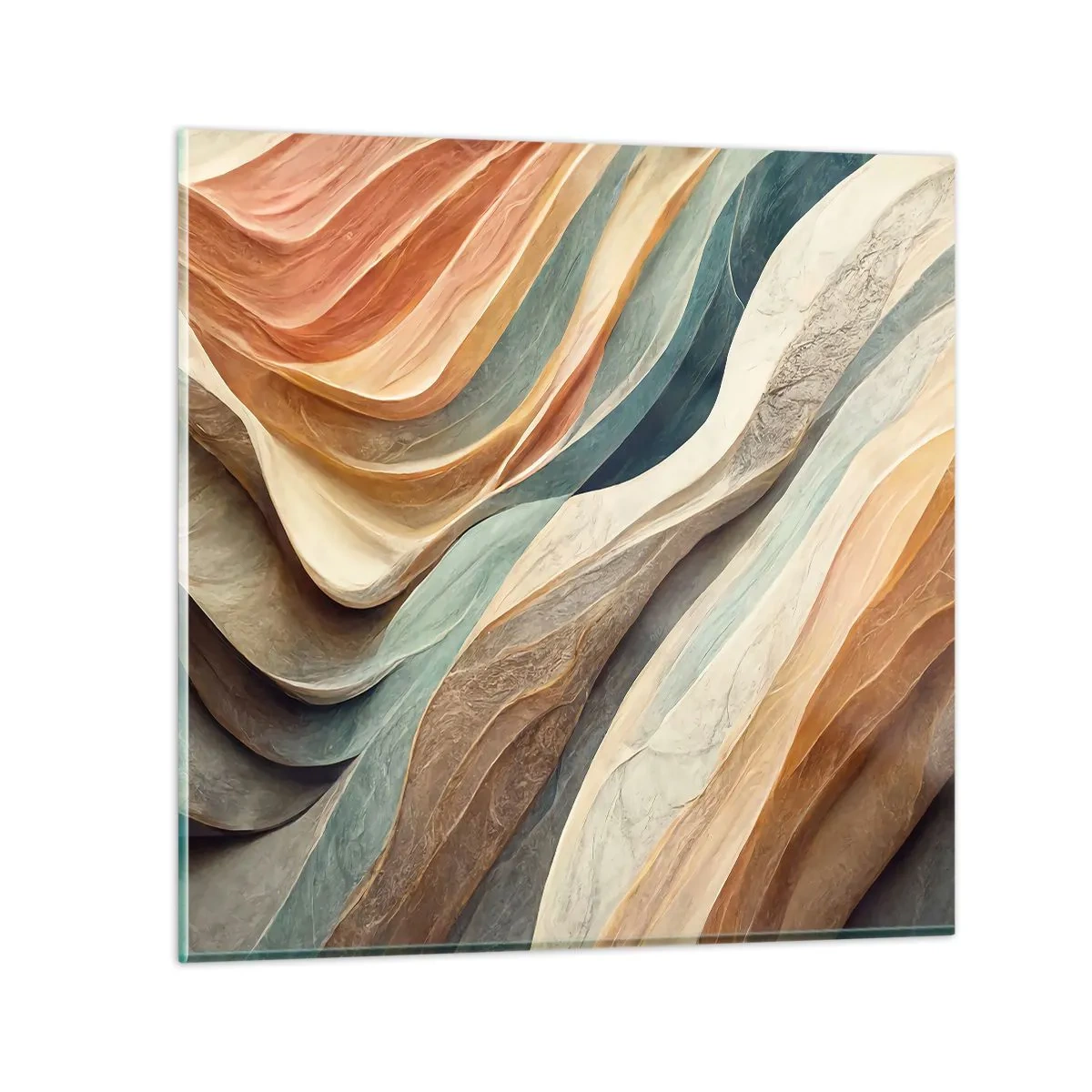 Quadro em vidro - O momento antes da mudança - 50x50 cm