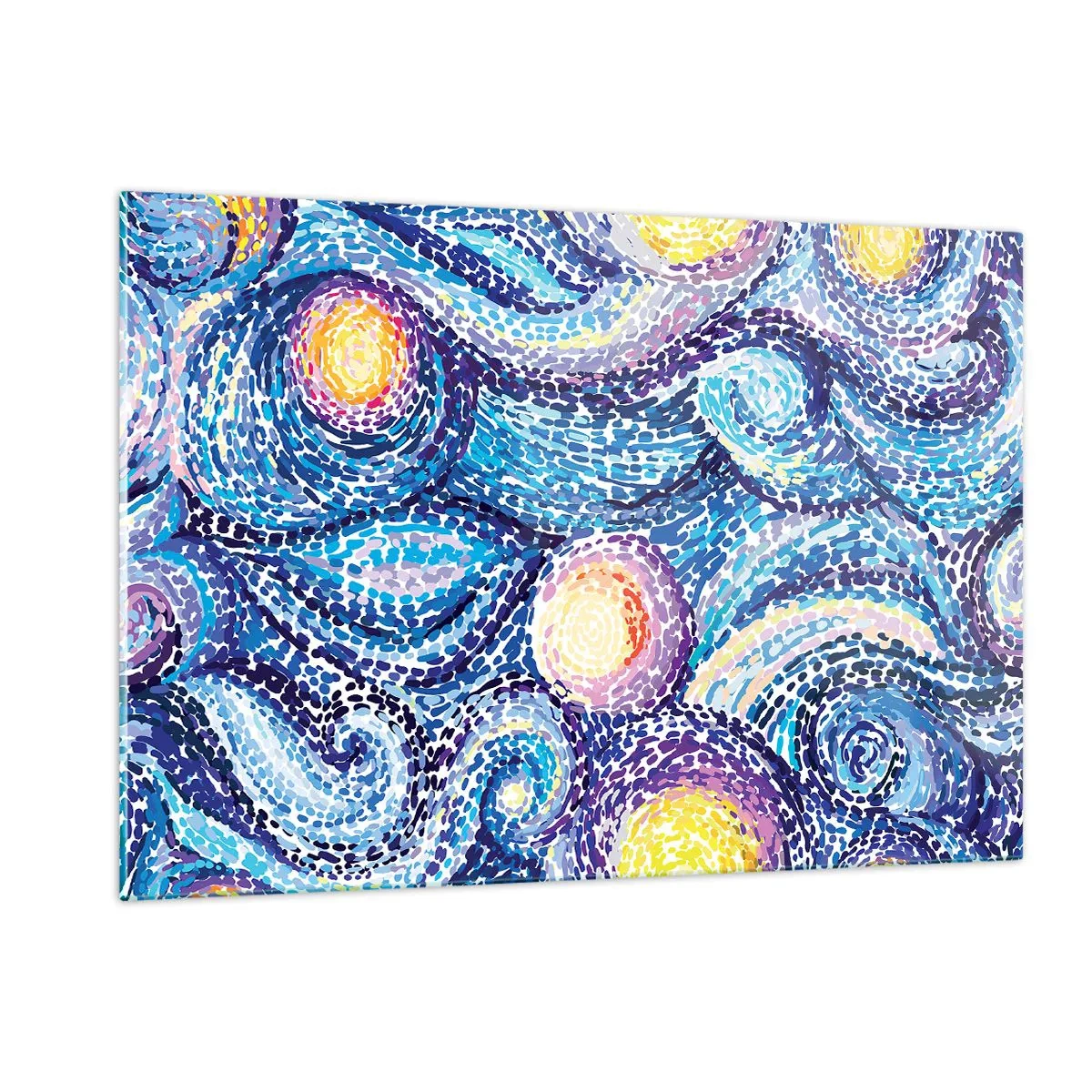 Quadro em vidro - De um quadro de van Gogh - 120x80 cm