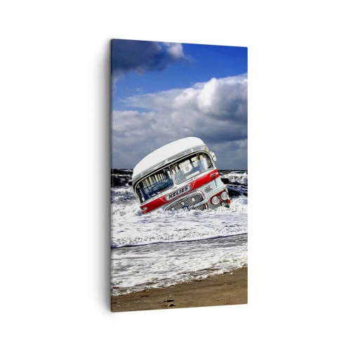 Quadro em tela - E por que a surpresa? - 45x80 cm