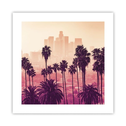 Pôster - Paisagem californiana - 40x40 cm