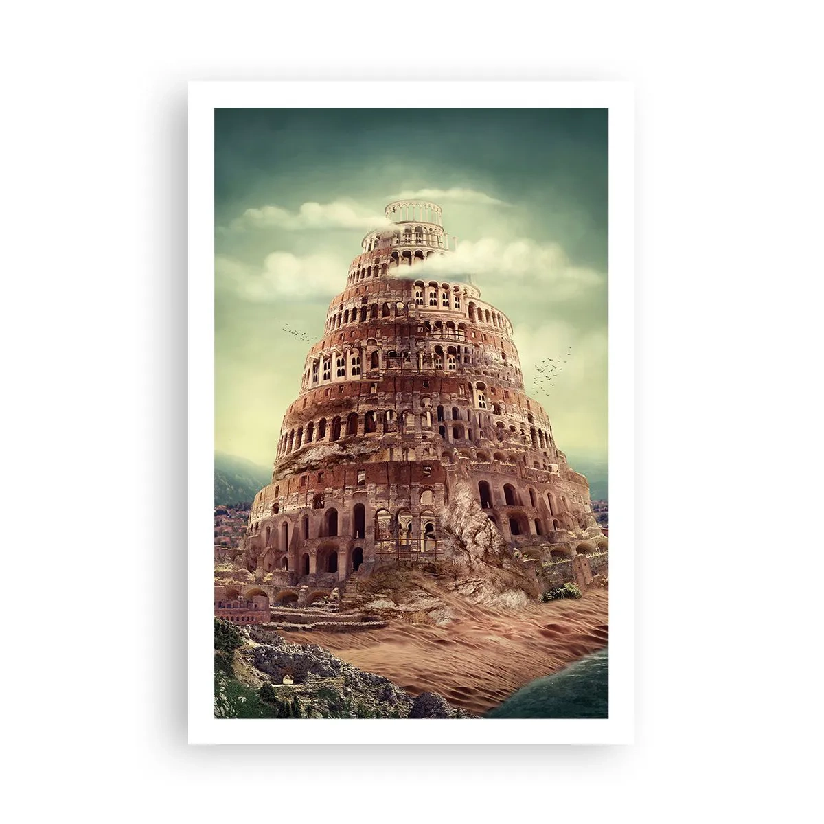 Pôster - Torre de babel - 61x91 cm
