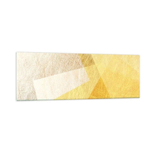 Quadro em vidro - Clima geométrico - 90x30 cm